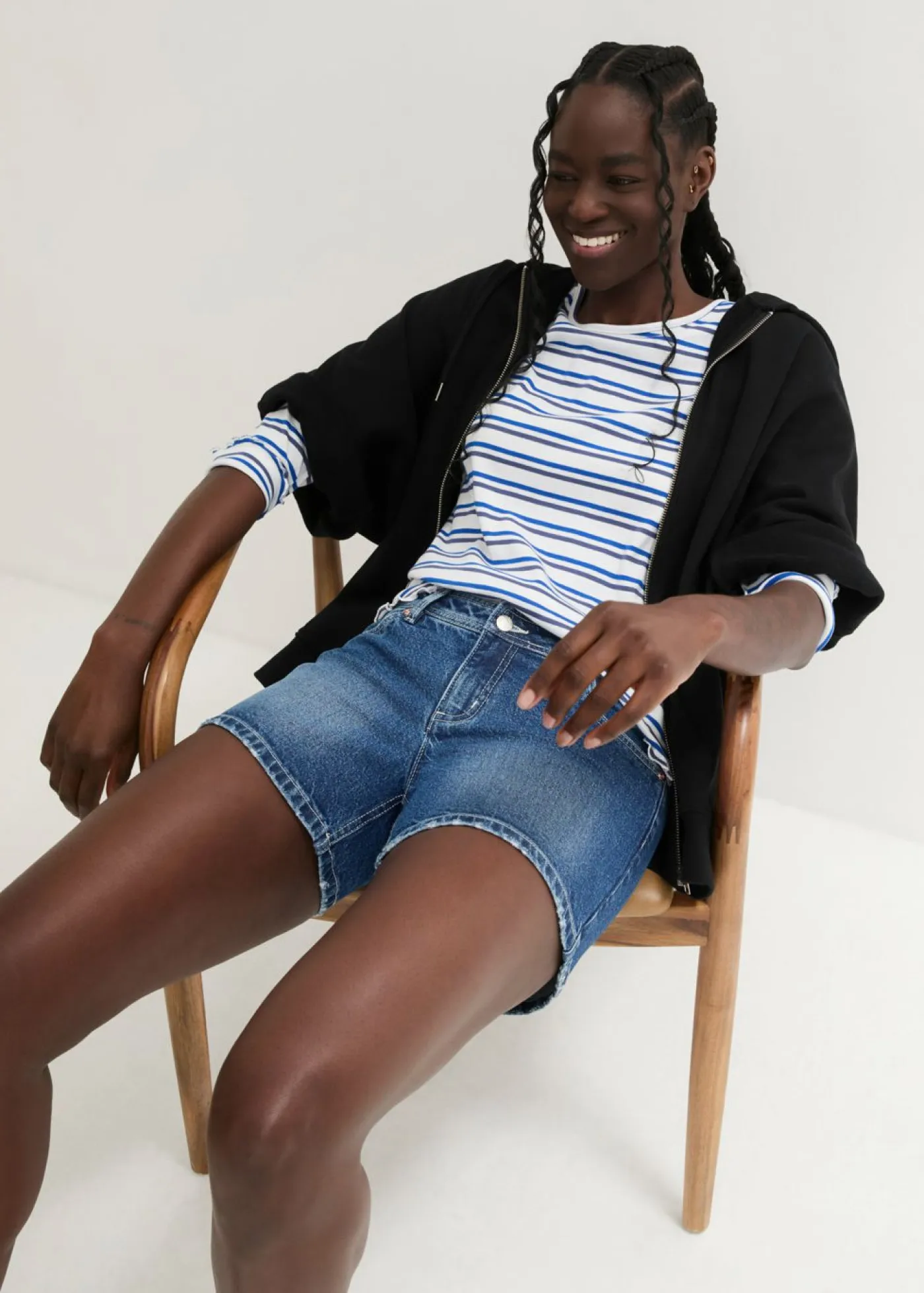 Mujer bonprix bonprix Gorra de algodón sostenible para sudadera