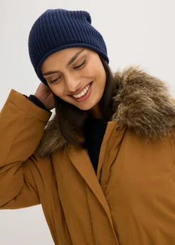 bonprix bonprix Gorras Y Sombreros>Gorro de algodón puro Azul marino