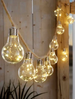 bonprix bpc living bonprix collection Muebles De Exterior·Decoración E Iluminación De Jardín|Decoración De Jardín>Guirnalda de luces solares con bombillas Marrón claro