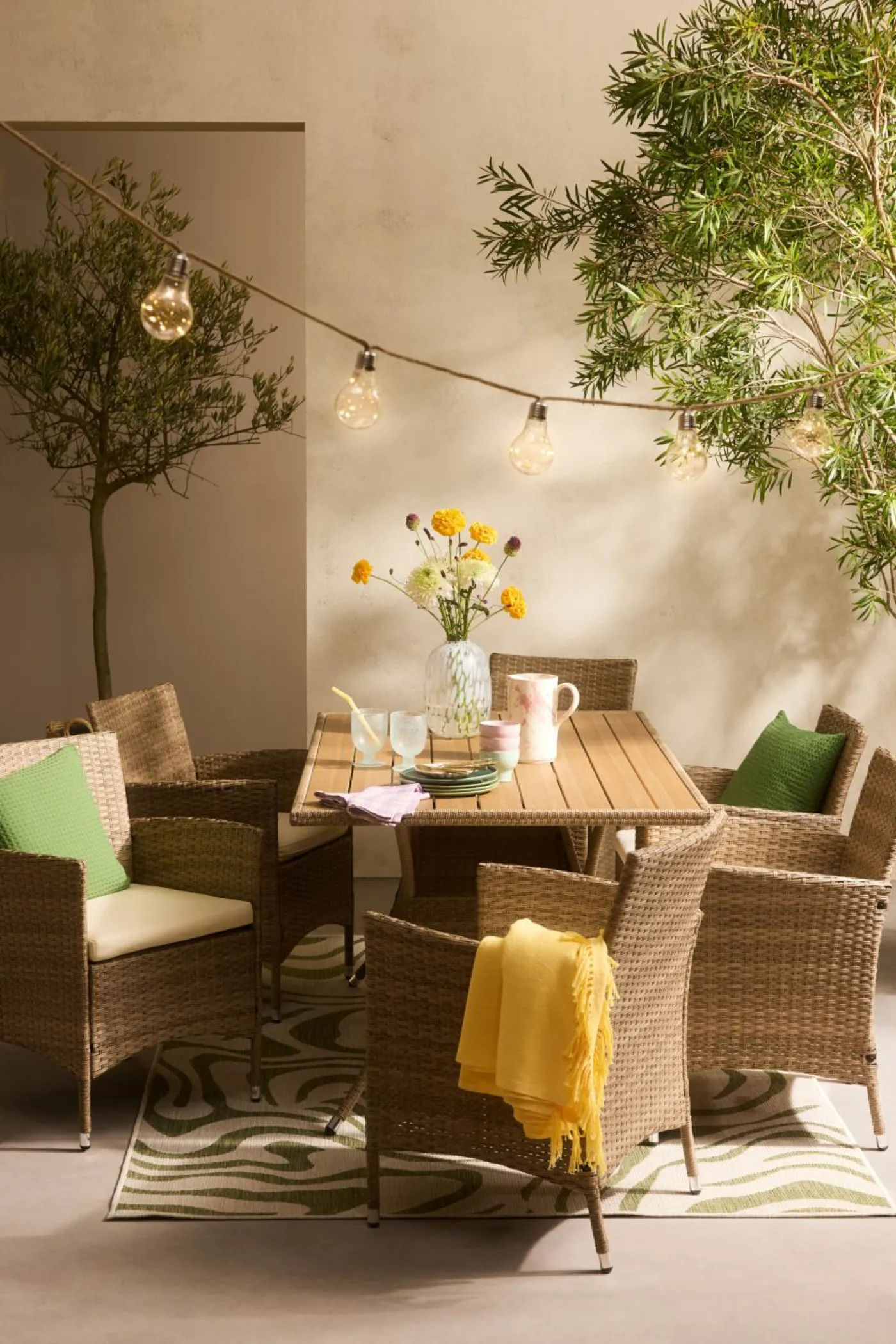 bonprix bpc living bonprix collection Muebles De Exterior·Decoración E Iluminación De Jardín|Decoración De Jardín>Guirnalda de luces solares con bombillas Marrón claro