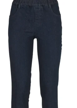 bonprix bonprix Vaqueros>Jeggings efecto lavado Azul oscuro denim