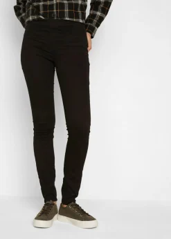 bonprix bonprix Ropa Térmica|Vaqueros>Jeggings térmicos de talle medio Negro