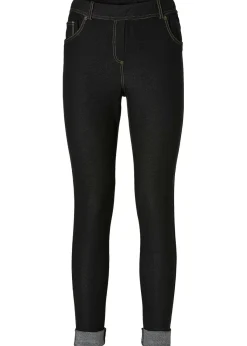 Mujer bonprix bonprix Jeggins con bajo vuelto