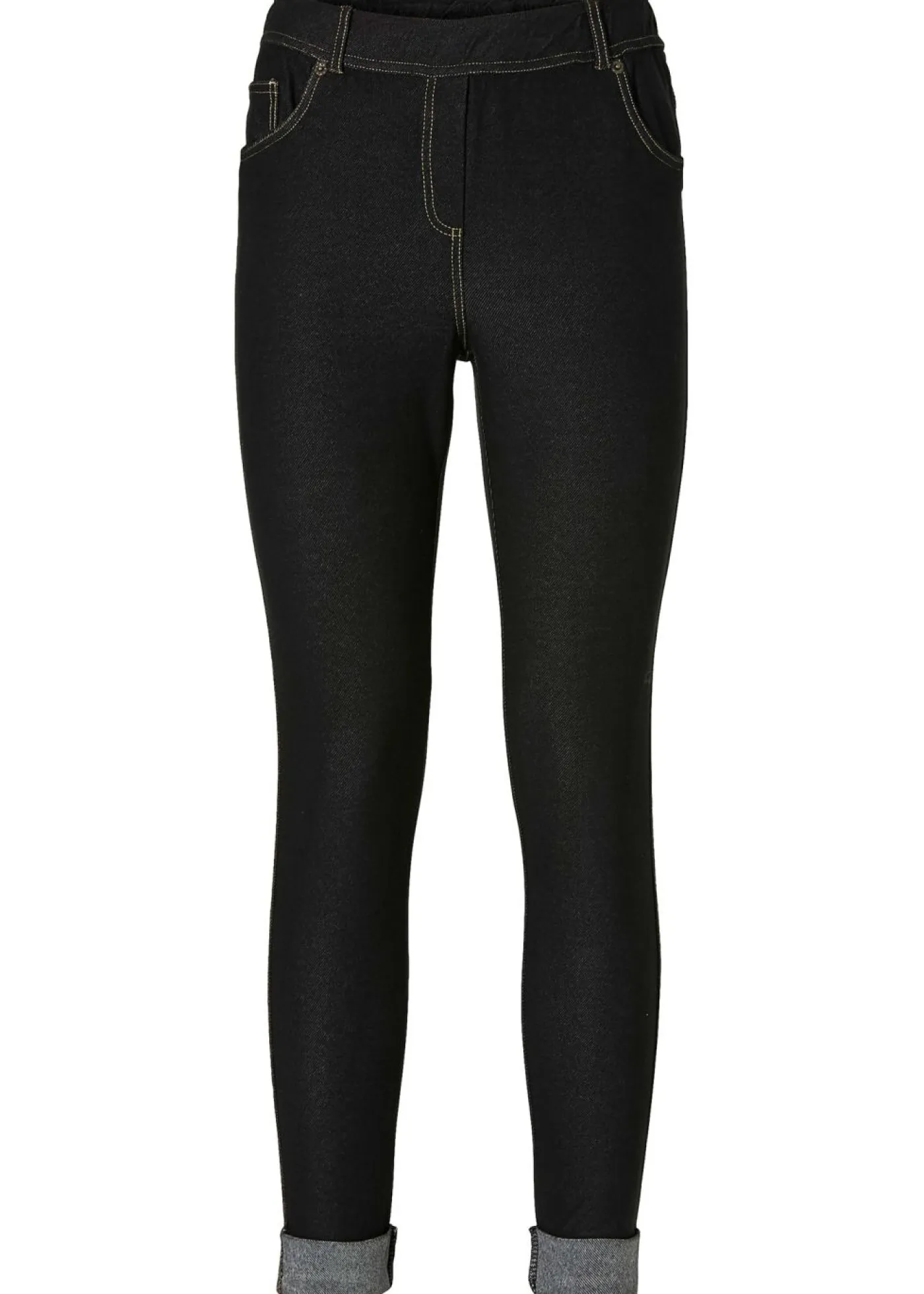 Mujer bonprix bonprix Jeggins con bajo vuelto