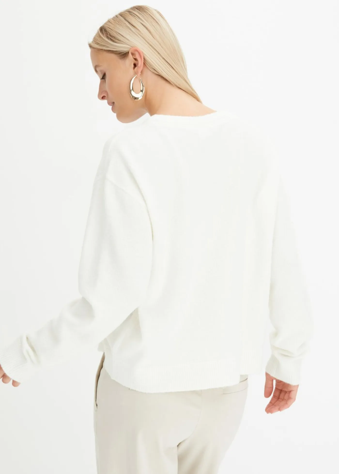 bonprix bonprix Jerséis|Ropa De Punto>Jersey Blanco lana