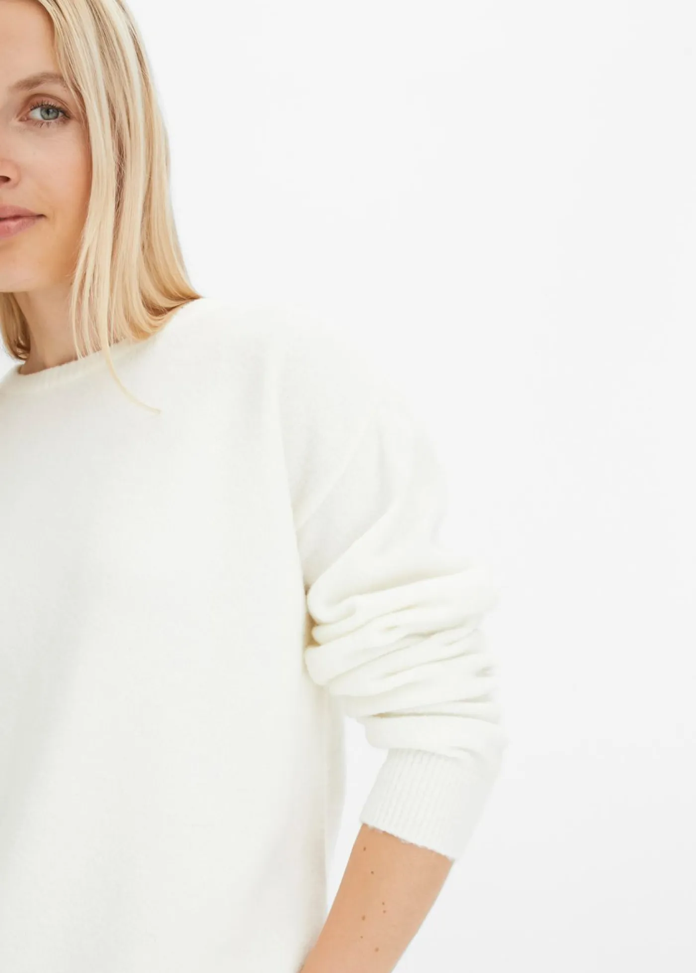 bonprix bonprix Jerséis|Ropa De Punto>Jersey Blanco lana