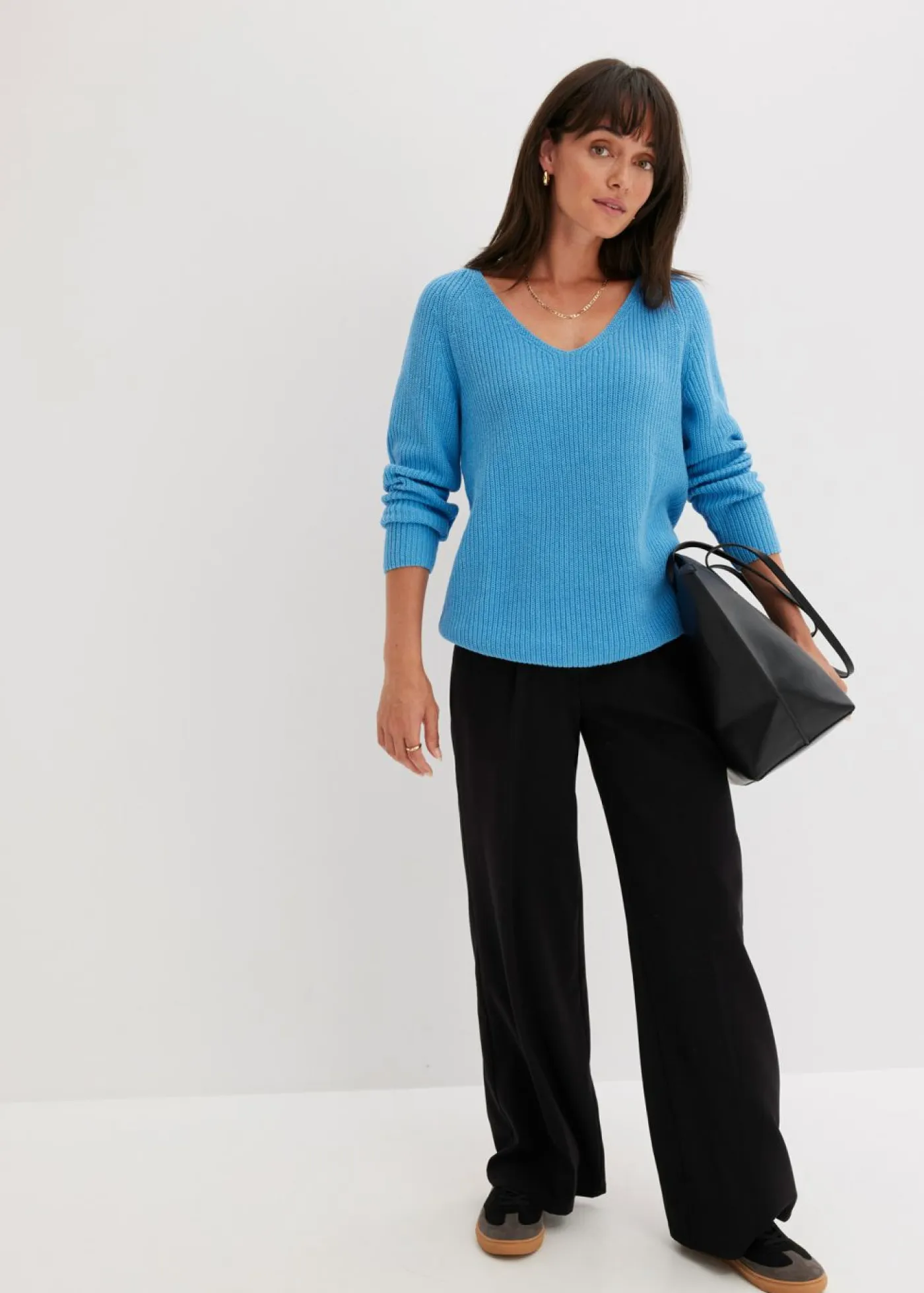 bonprix bonprix Jerséis|Ropa De Punto>Jersey azul brillante