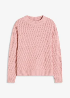 bonprix bonprix Jerséis|Ropa De Punto>Jersey Rosa ceniza