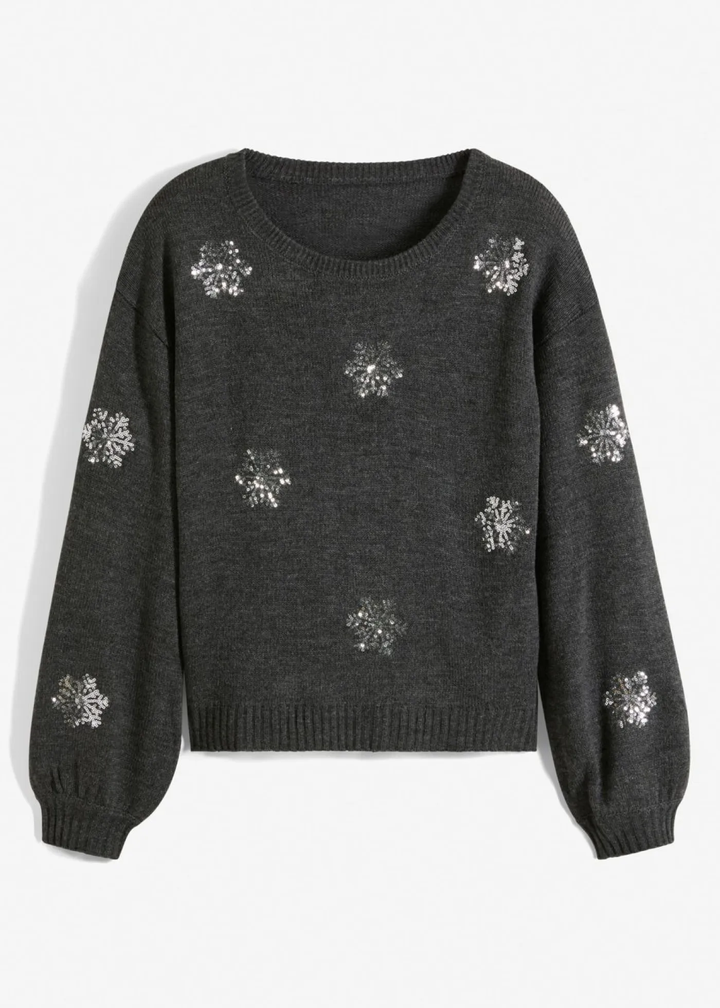 bonprix bonprix Jerséis|Ropa De Punto>Jersey Antracita jaspeado