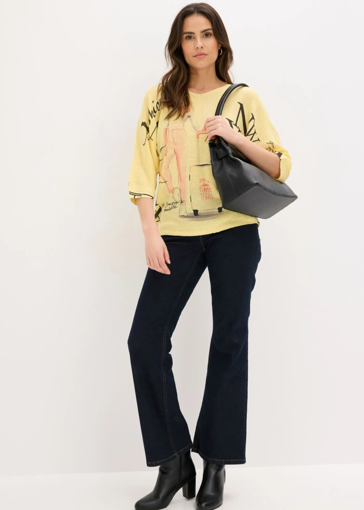 bonprix bonprix Jerséis|Novedades>Jersey Amarillo claro