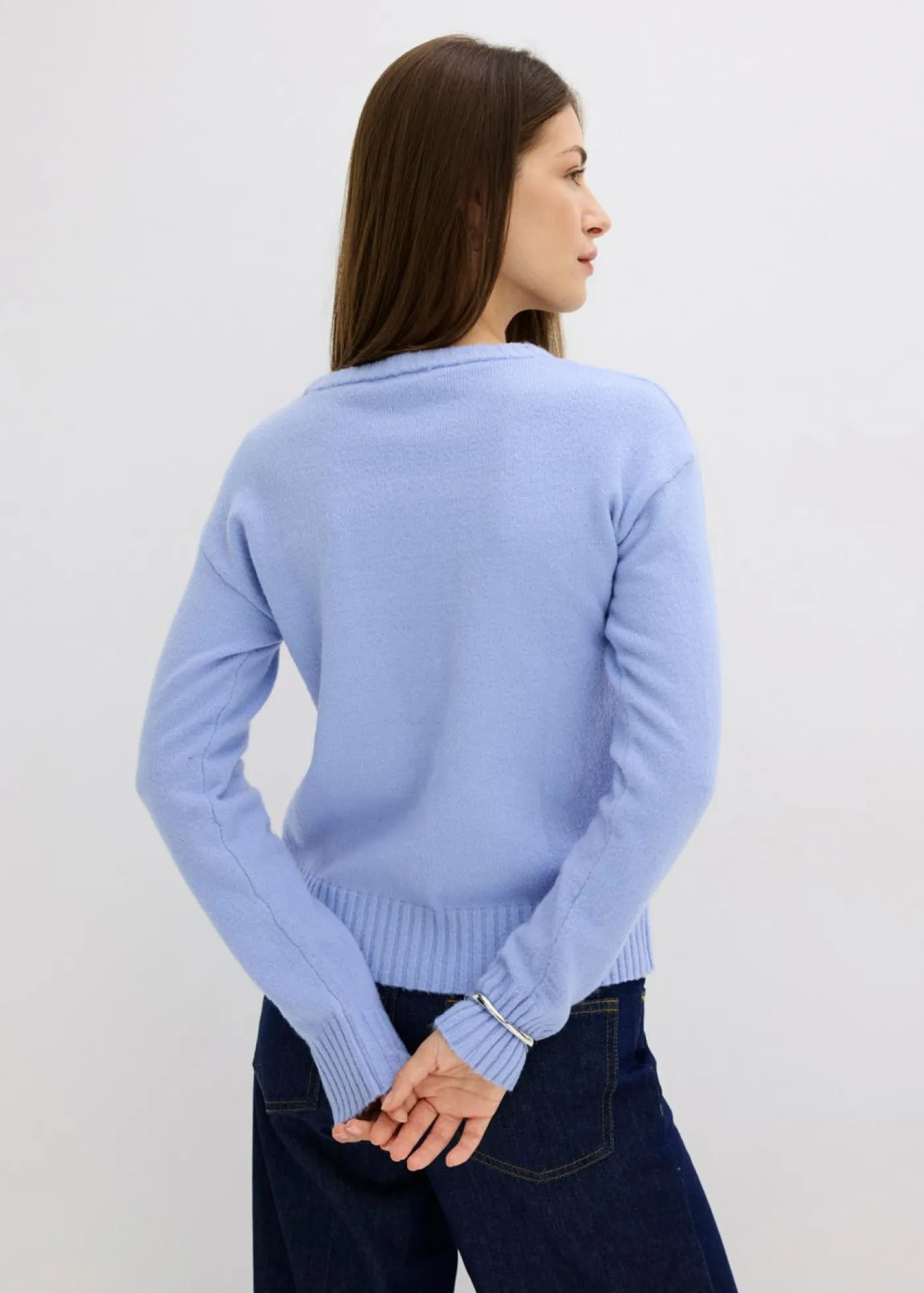 bonprix bonprix Jerséis|Ropa De Punto>Jersey Azul perla