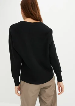 Mujer bonprix bonprix Jersey acanalado de gran tamaño