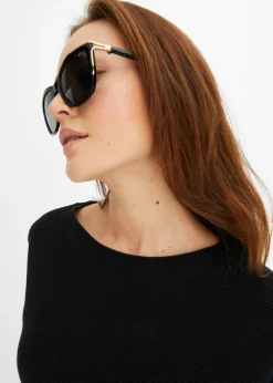 Mujer bonprix bonprix Jersey acanalado de gran tamaño