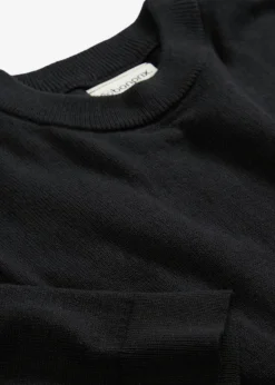 bonprix bonprix Premium|Jerséis>Jersey con contenido de seda Negro