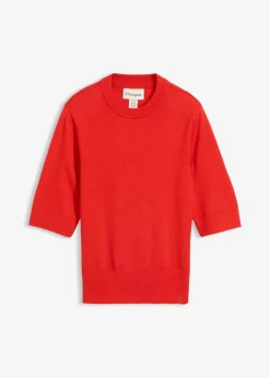 Mujer bonprix bonprix Jersey con contenido de seda