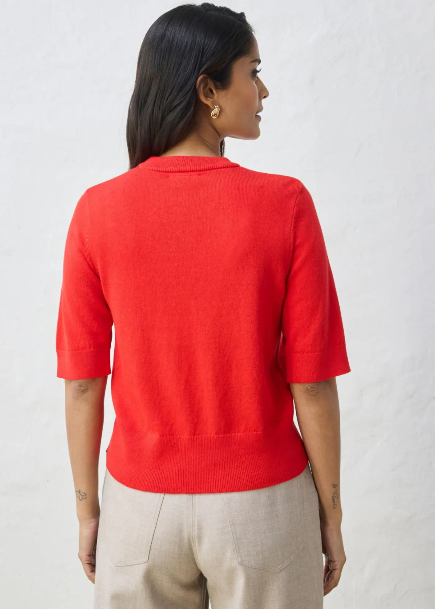 Mujer bonprix bonprix Jersey con contenido de seda