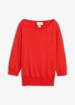 Mujer bonprix bonprix Jersey con contenido de seda