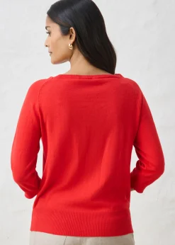 Mujer bonprix bonprix Jersey con contenido de seda