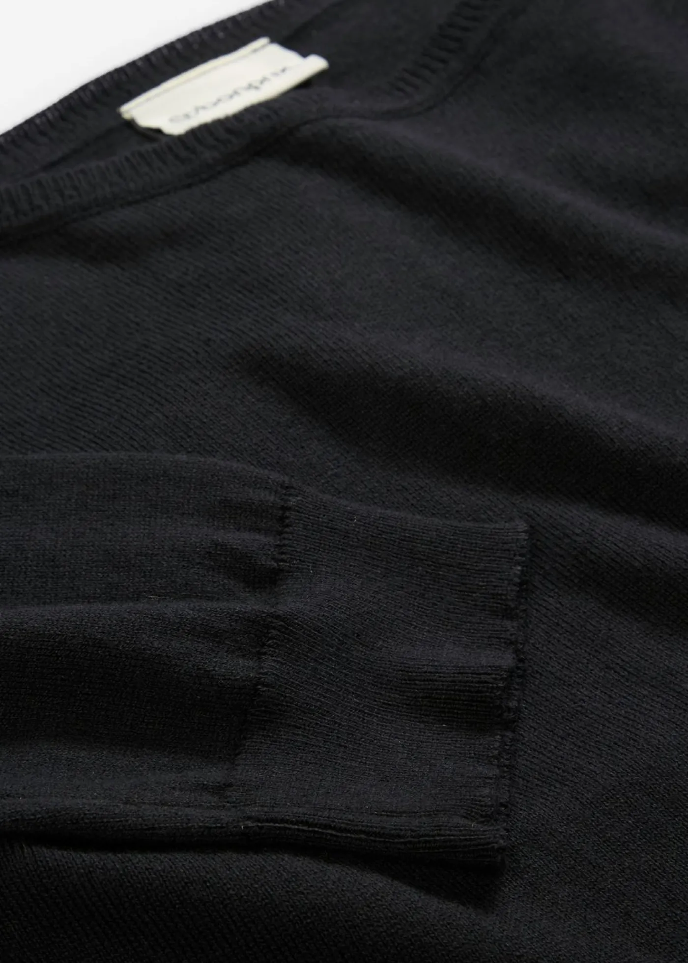 bonprix bonprix Premium|Jerséis>Jersey con contenido de seda Negro