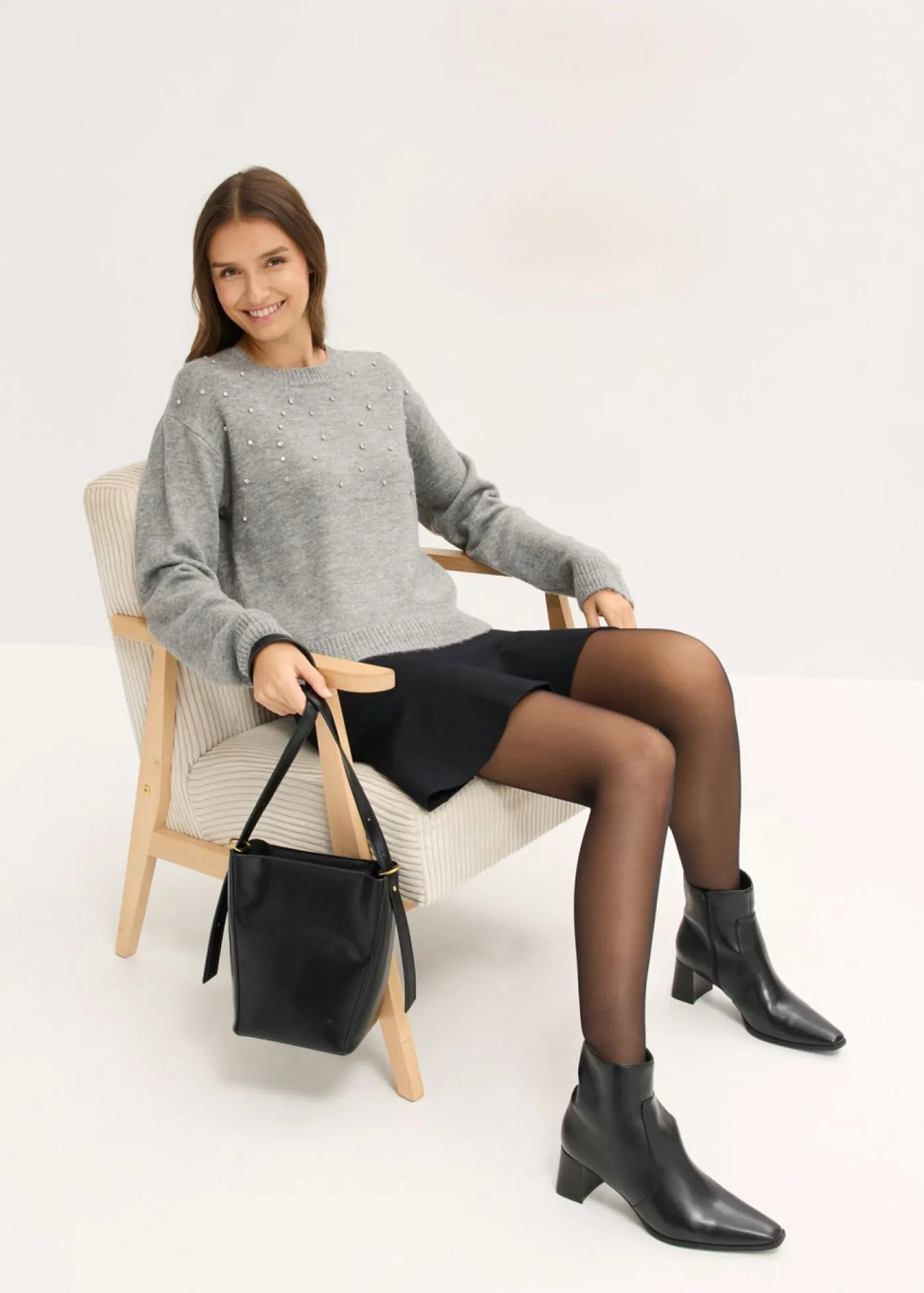 Mujer bonprix bonprix Jersey con corte boxy