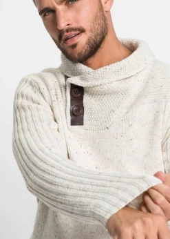 Hombre bonprix bonprix Jersey con cuello bufanda regular fit