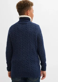 Niños bonprix bonprix Jersey con cuello troyer