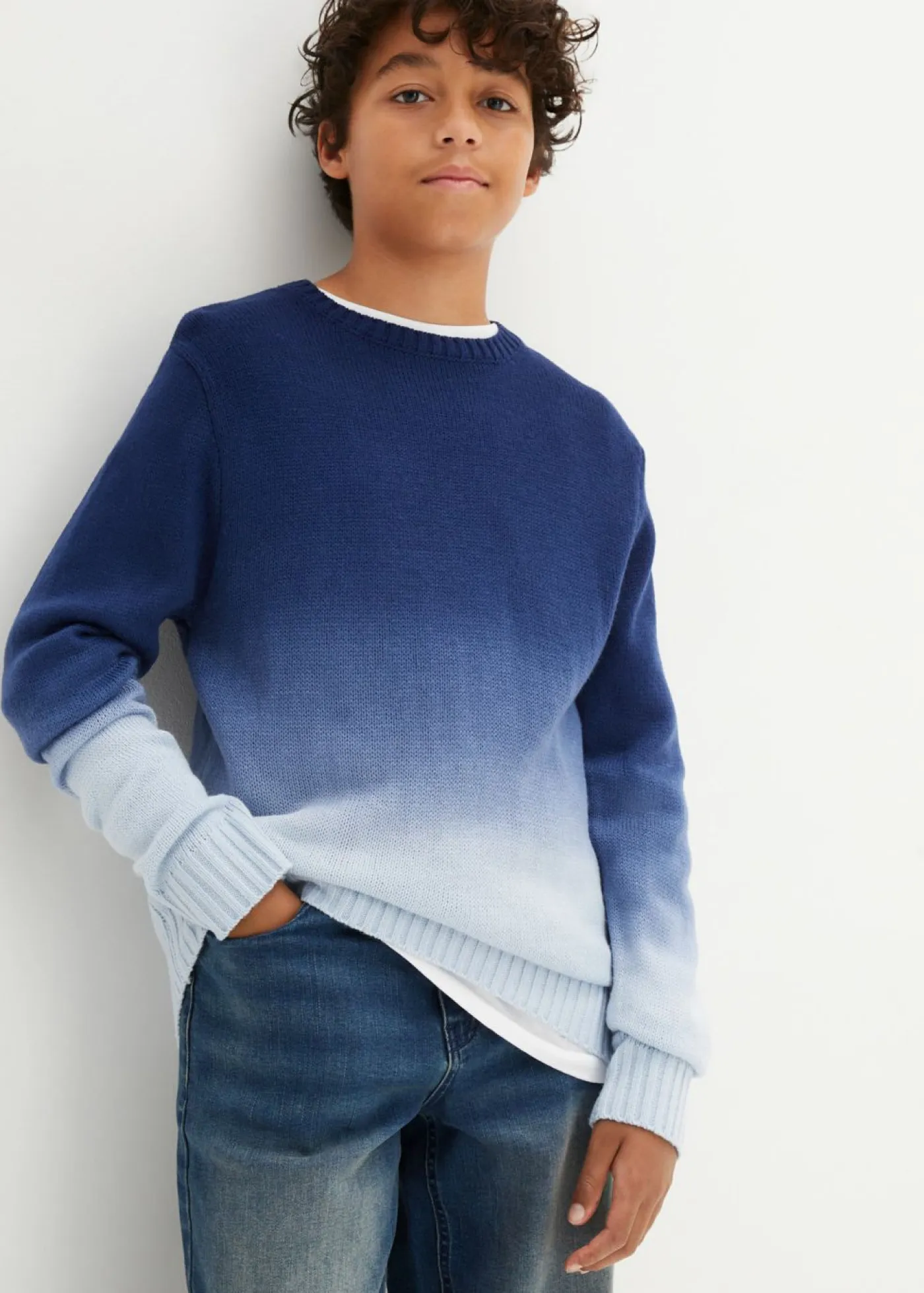 Niños bonprix bonprix Jersey con degradado cromático