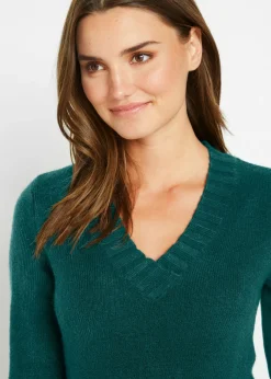 Mujer bonprix bpc bonprix collection Jersey con escote en V