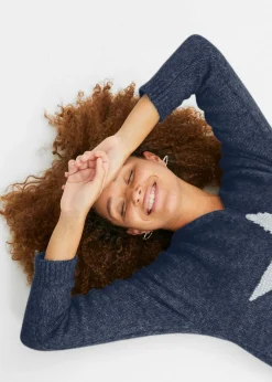 Mujer bonprix bonprix Jersey con estrellas