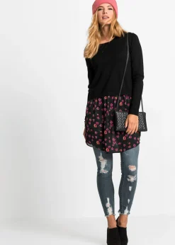 Mujer bonprix bonprix Jersey con falda