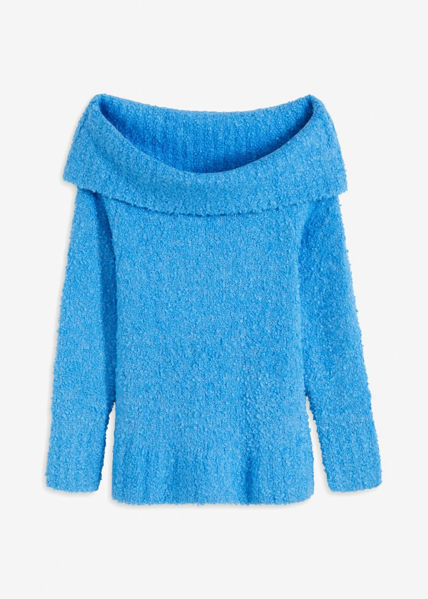 bonprix bonprix Jerséis>Jersey con hombros al descubierto azul brillante