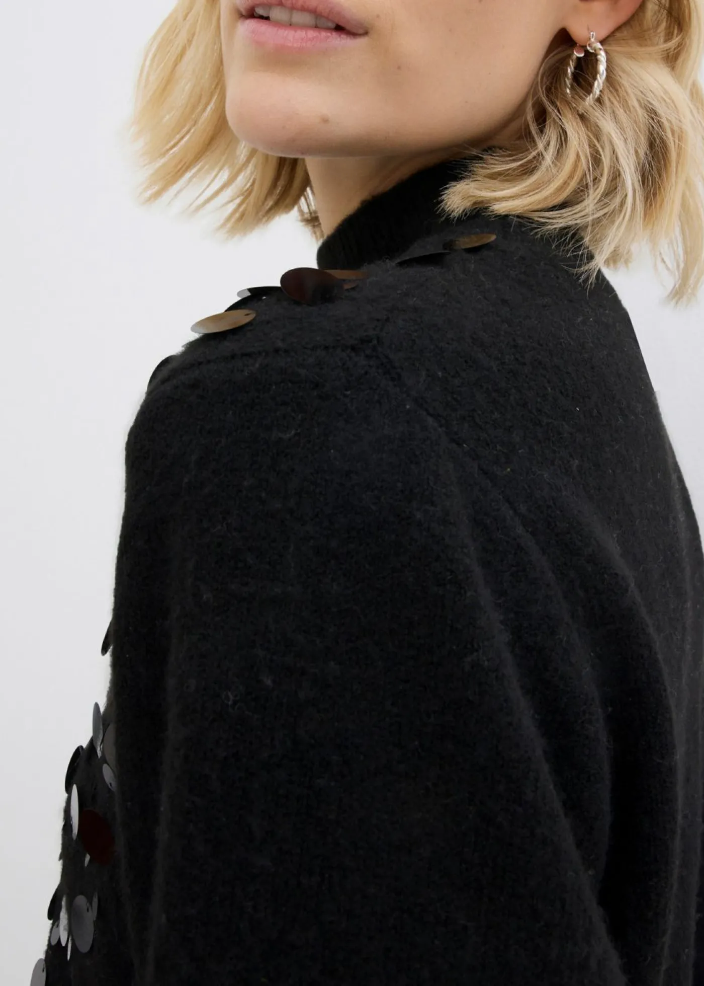 Mujer bonprix bonprix Jersey con lentejuelas