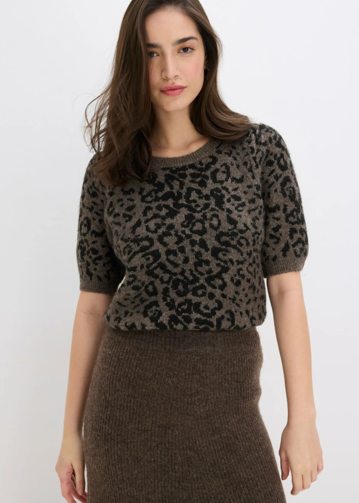 Mujer bonprix bonprix Jersey con mangas abullonadas