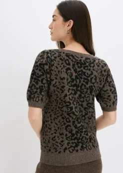 Mujer bonprix bonprix Jersey con mangas abullonadas