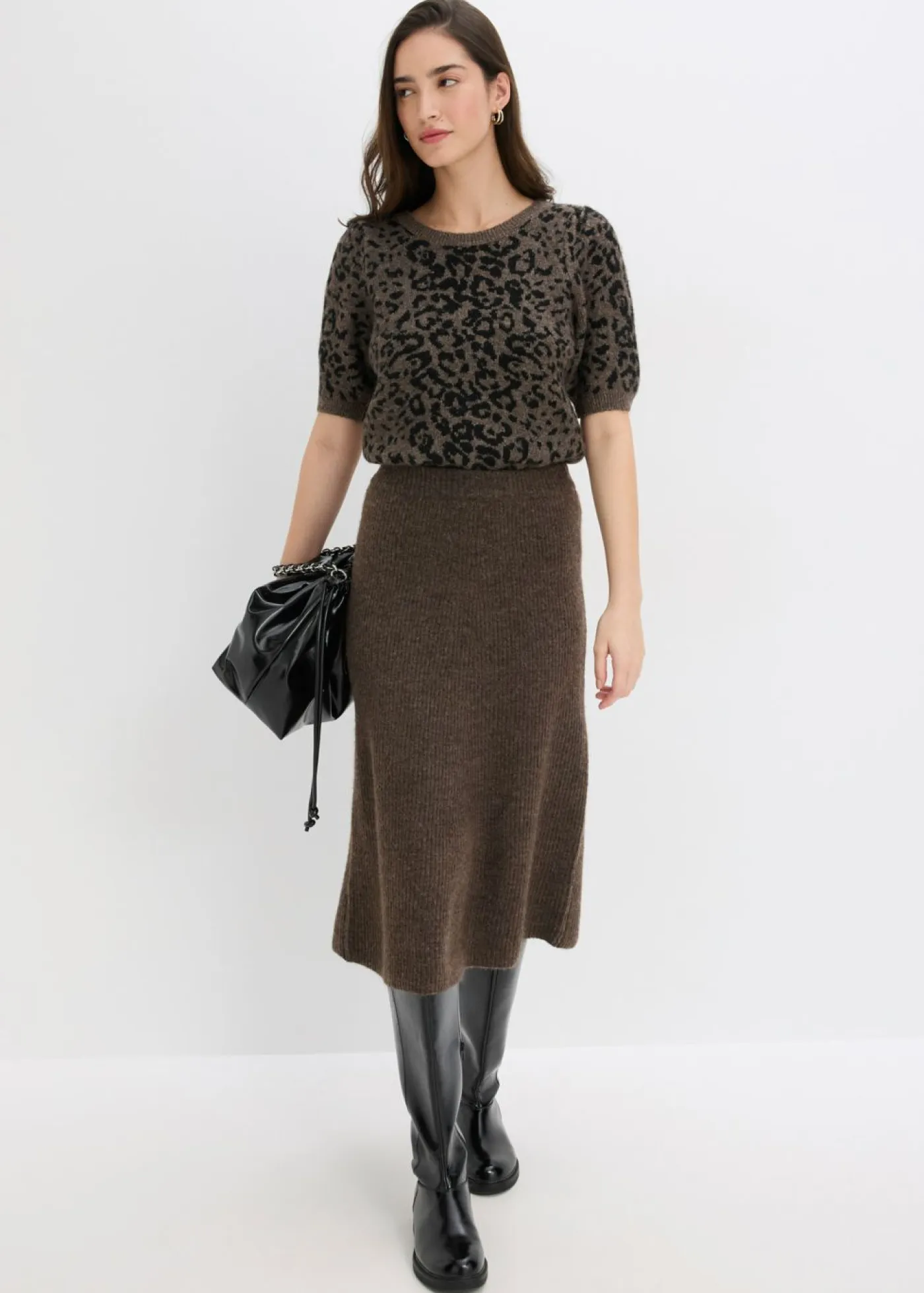 Mujer bonprix bonprix Jersey con mangas abullonadas