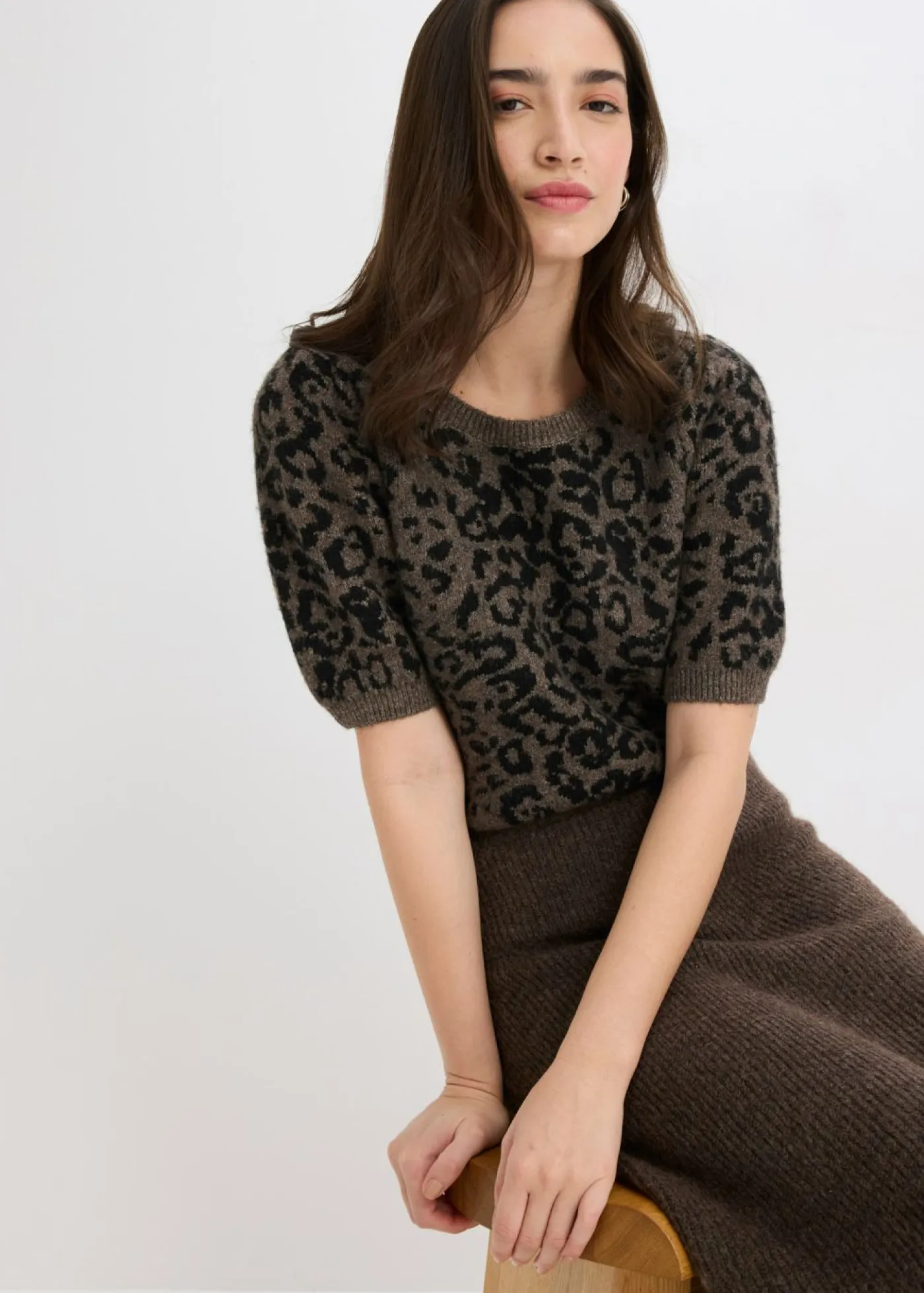 Mujer bonprix bonprix Jersey con mangas abullonadas