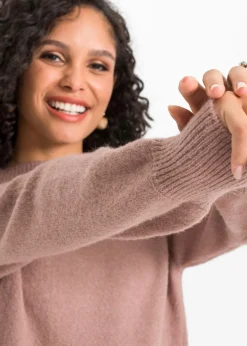 Mujer bonprix bonprix Jersey con mangas abullonadas