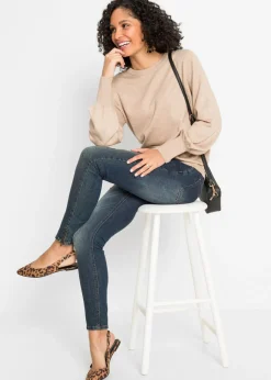 Mujer bonprix bonprix Jersey con mangas abullonadas