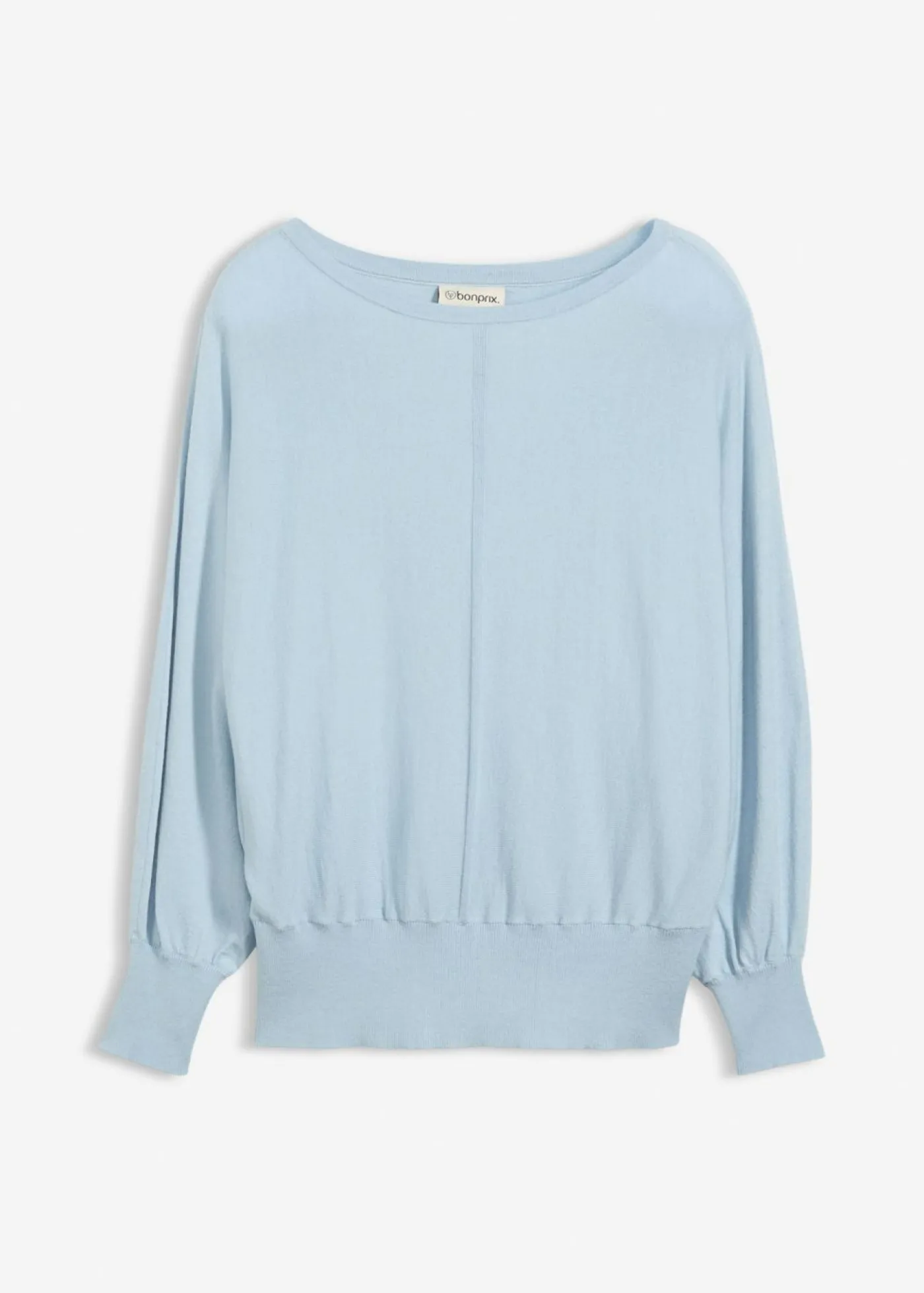 bonprix bonprix Jerséis|Ropa De Punto>Jersey con mangas murciélago azul pálido