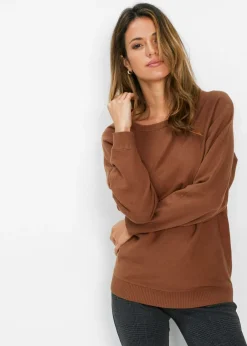 Mujer bonprix bonprix Jersey con mangas murciélago