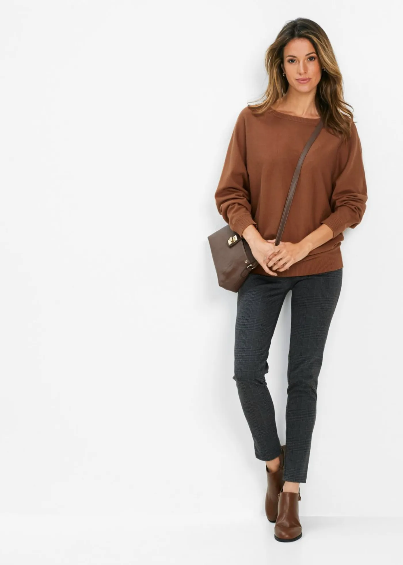 Mujer bonprix bonprix Jersey con mangas murciélago