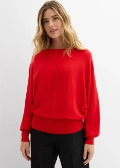 Mujer bonprix bonprix Jersey con mangas murciélago