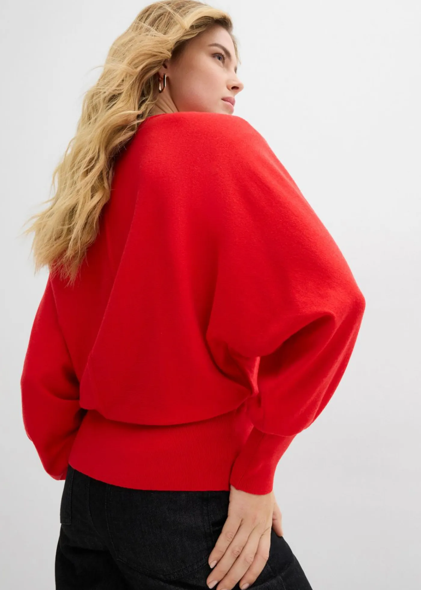 Mujer bonprix bonprix Jersey con mangas murciélago