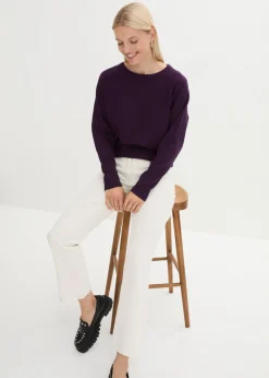 Mujer bonprix bonprix Jersey con mangas murciélago