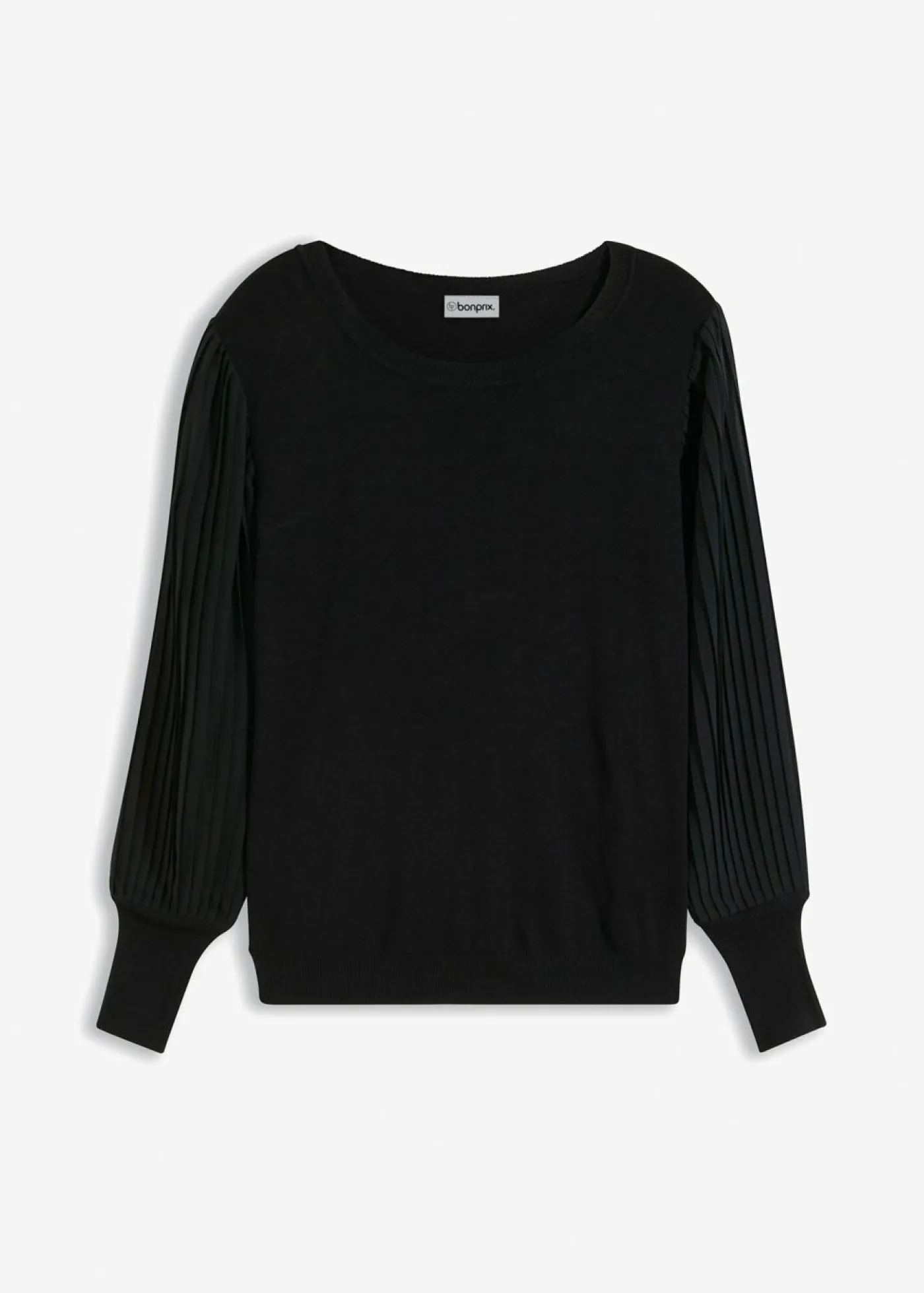 Mujer bonprix bonprix Jersey con mangas plisadas de viscosa sostenible