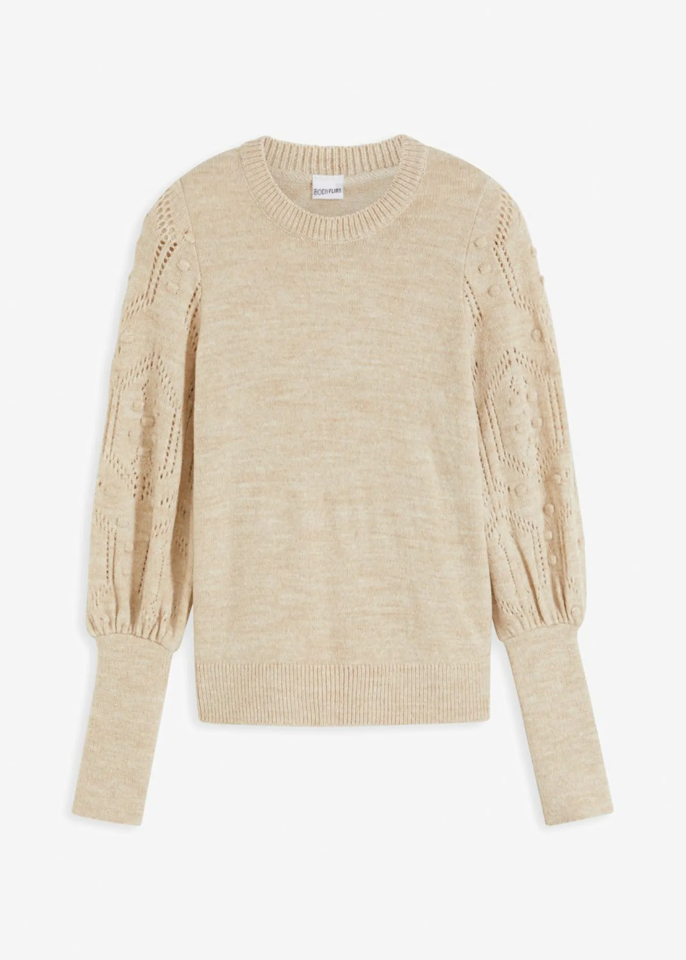 Mujer bonprix bonprix Jersey con patrón de ajour