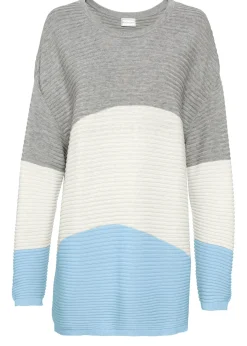 Mujer bonprix bonprix Jersey con patrón de canalé