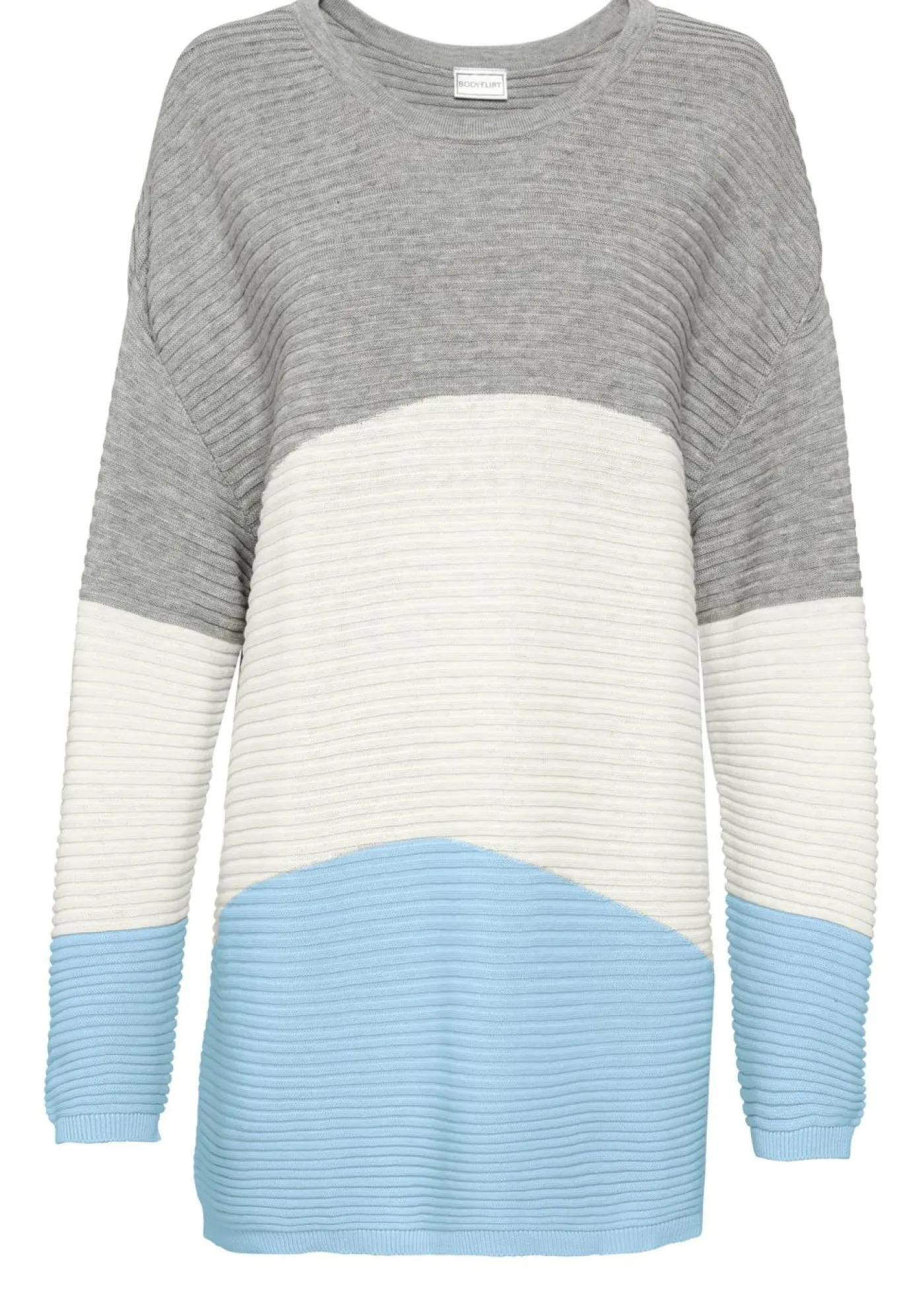 Mujer bonprix bonprix Jersey con patrón de canalé