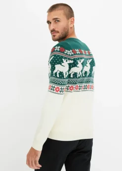 Hombre bonprix bonprix Jersey con patrón nórdico