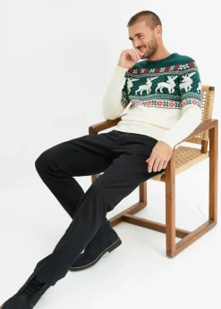 Hombre bonprix bonprix Jersey con patrón nórdico